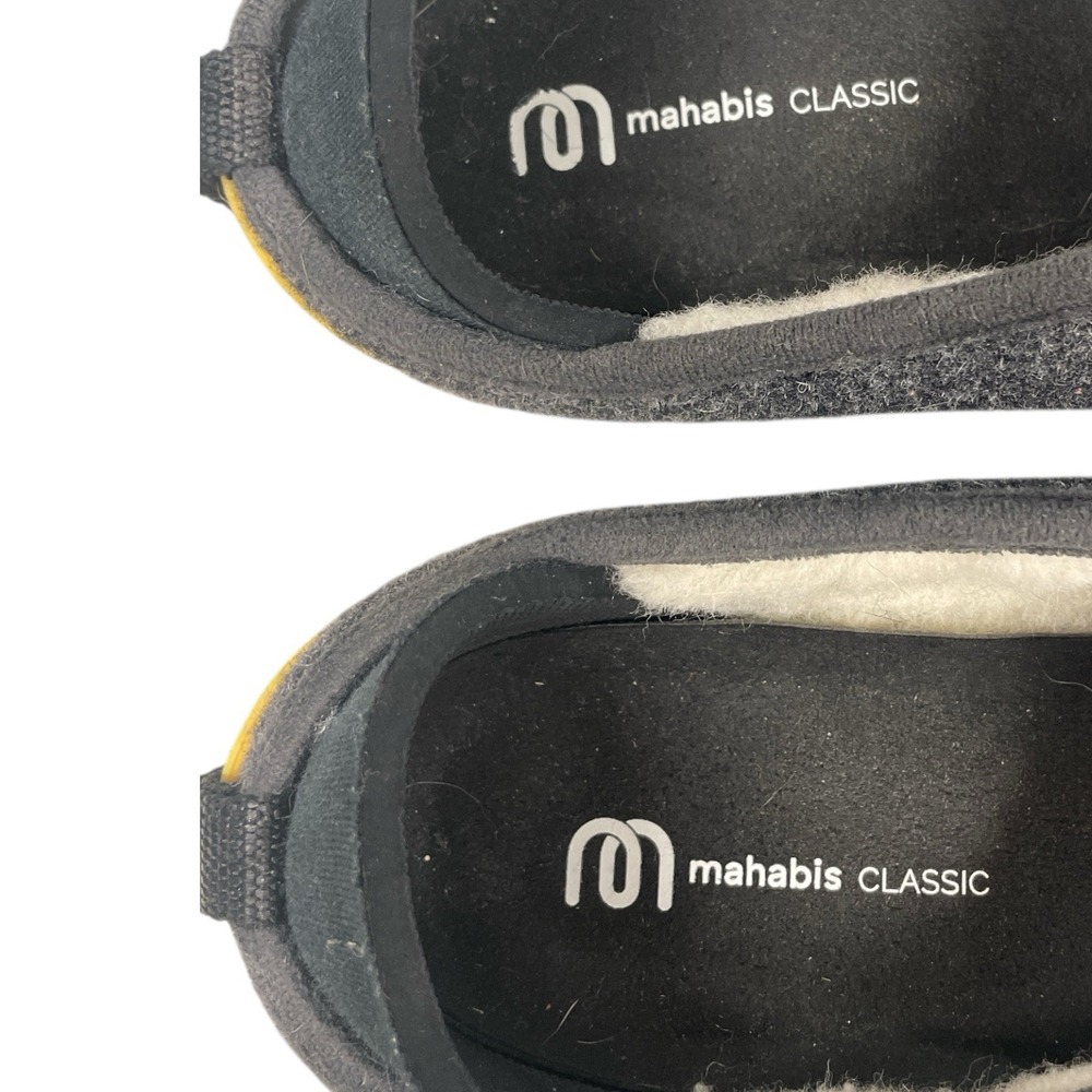 MAHABIS CURVE CLASSIC Comfort Slipper Grey Wool Slip On Women's 36/5.5-6. - Picture 6 of 8